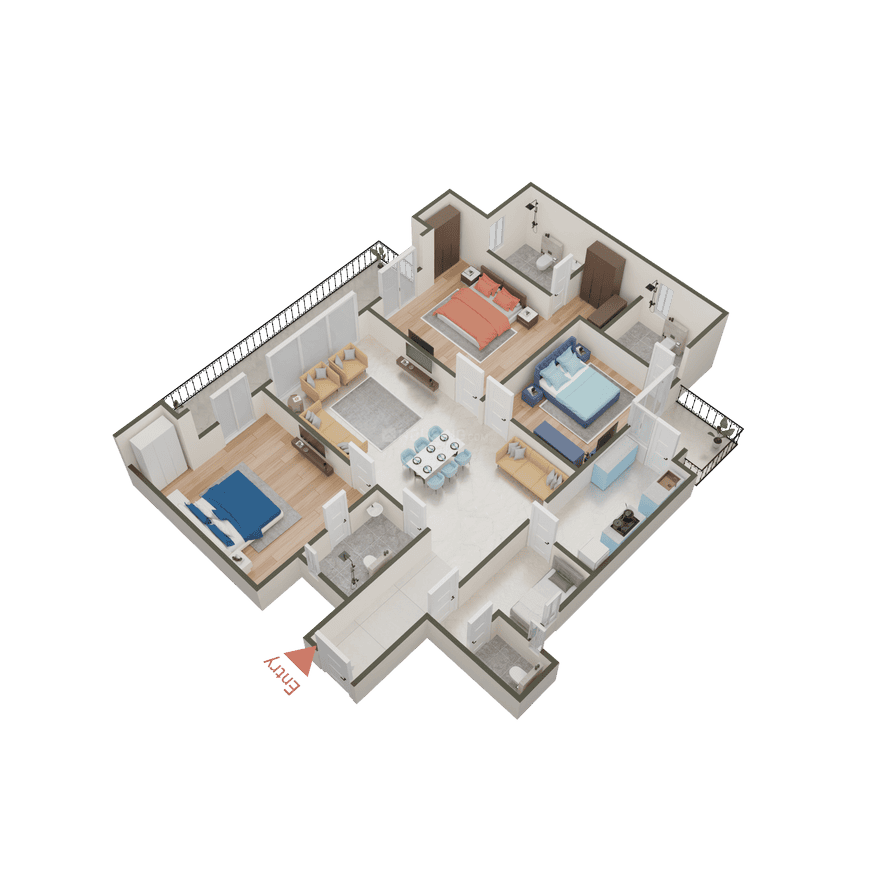 Ajnara Klock Tower - Image 59