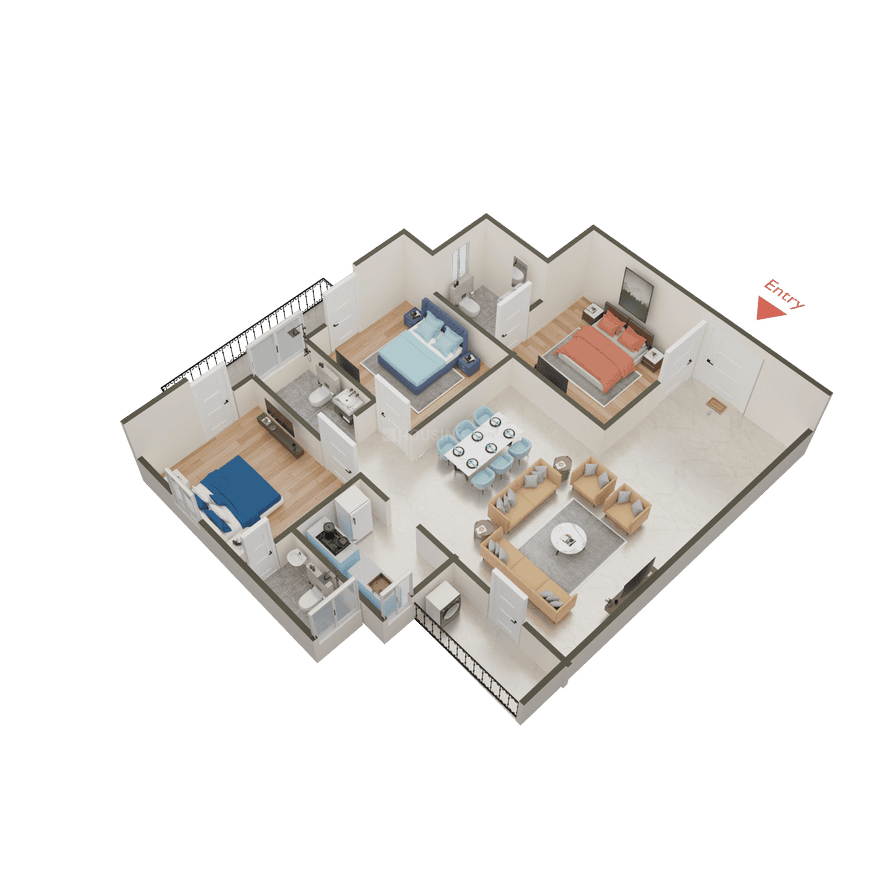 Purvanchal Bhagirathi Apartments - Image 14