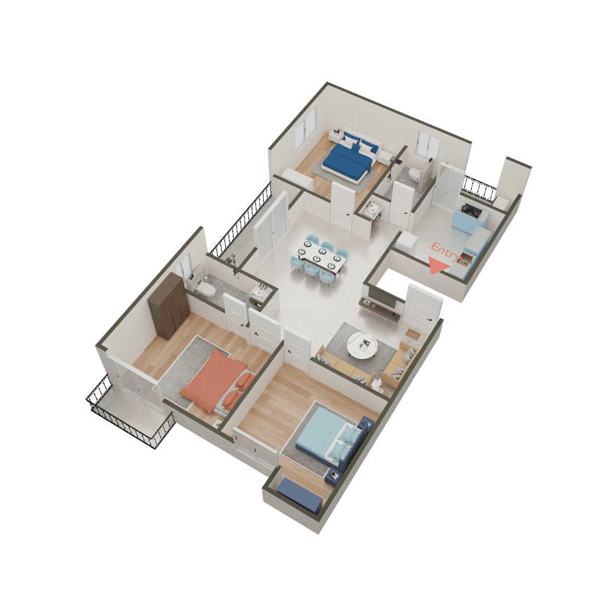 Sun Affordable Flats - Image 64