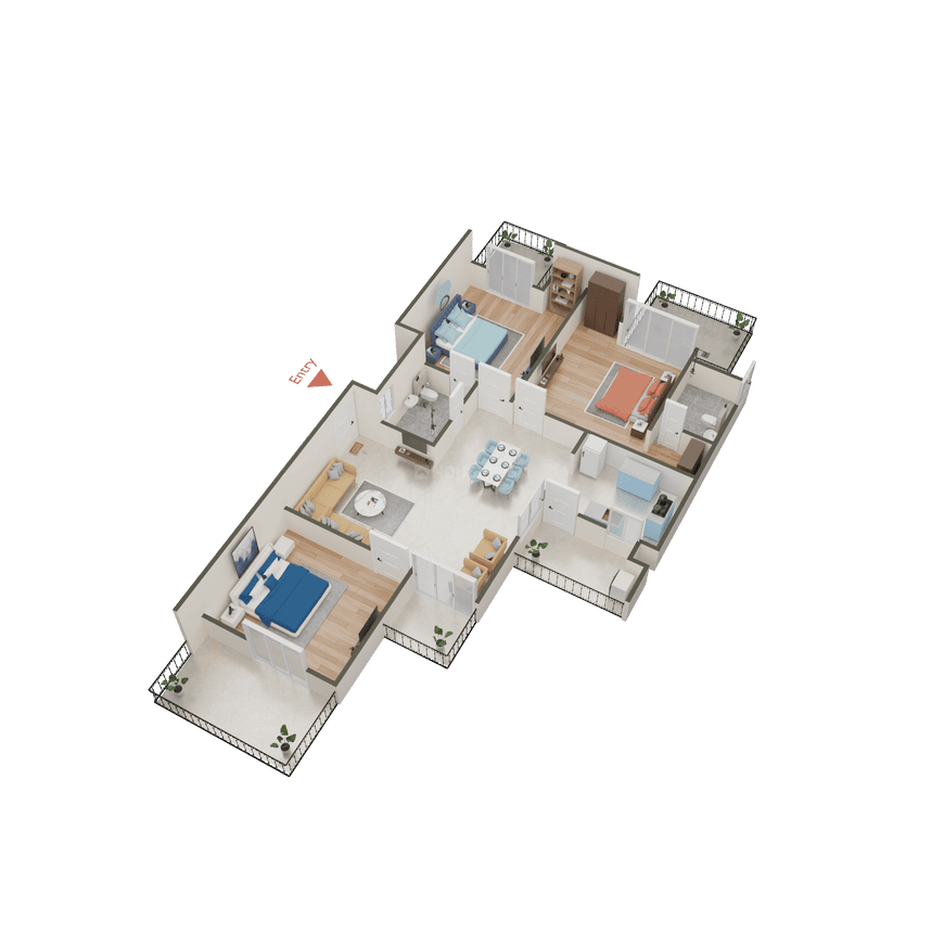 Ajnara Klock Tower - Image 52