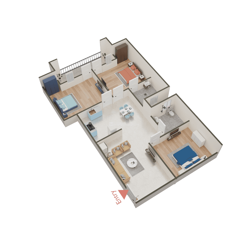 Trivor Urbania Luxury Apartment - Image 25