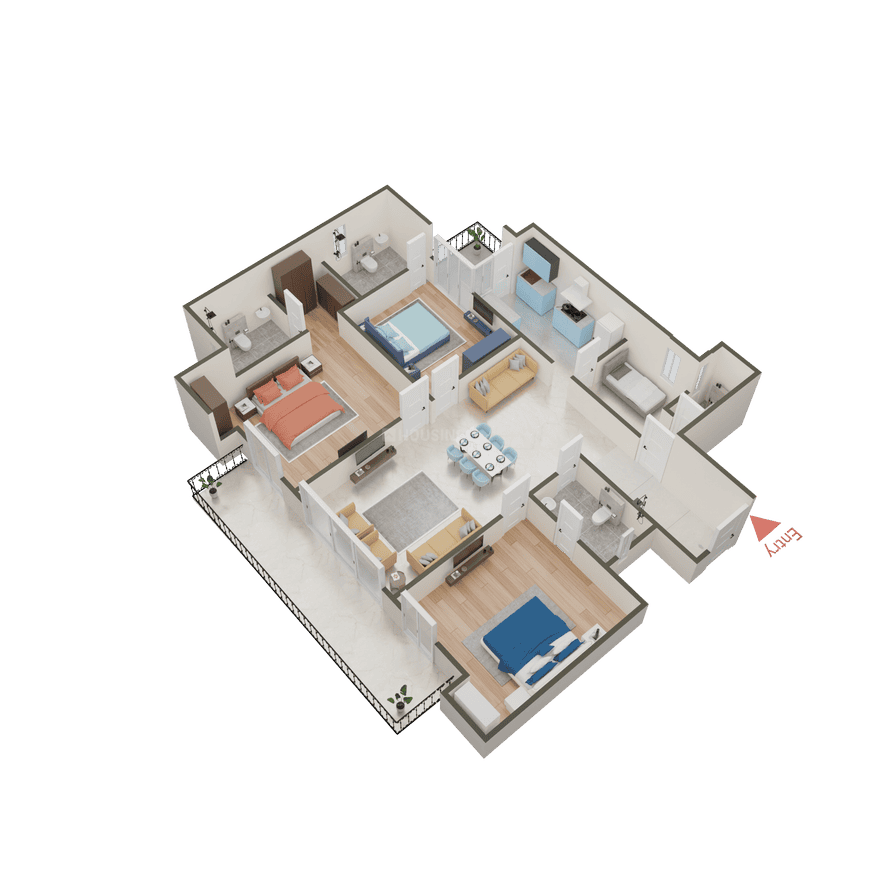 Ajnara Klock Tower - Image 58