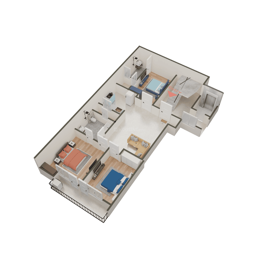 D S Metro View Apartment - Image 27