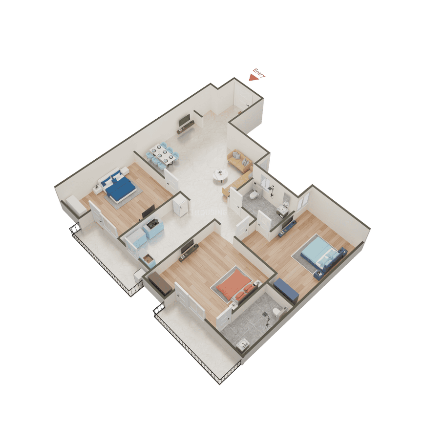 D S Metro View Apartment - Image 22