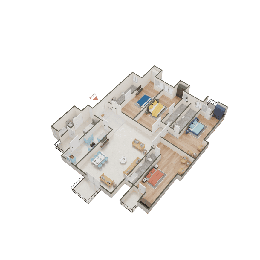 Jaypee Kensington Park Apartments - Image 64