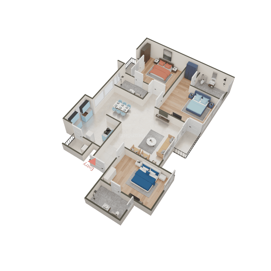 Jaypee Kensington Park Apartments - Image 40