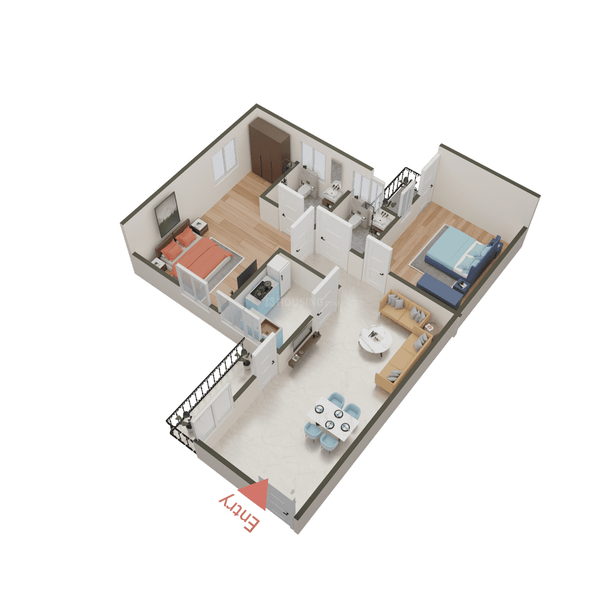 Ansal Aastha Pride MIG Zone I - Image 18