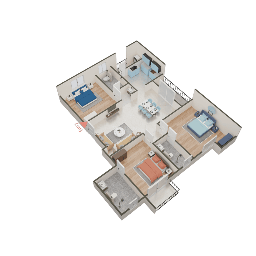 Sun Affordable Flats - Image 85