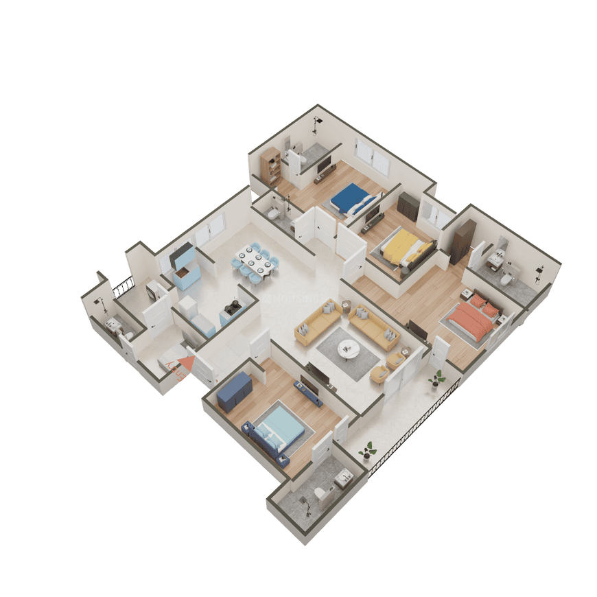 Jaypee Kensington Park Apartments - Image 67