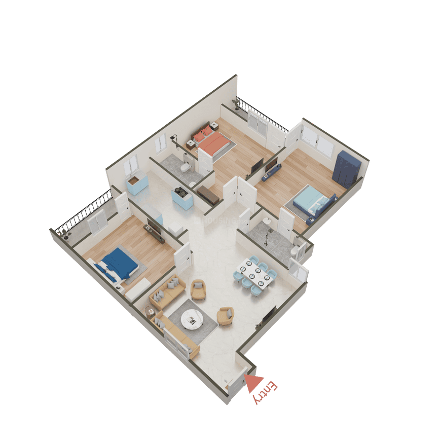 D S Apartments - Image 45