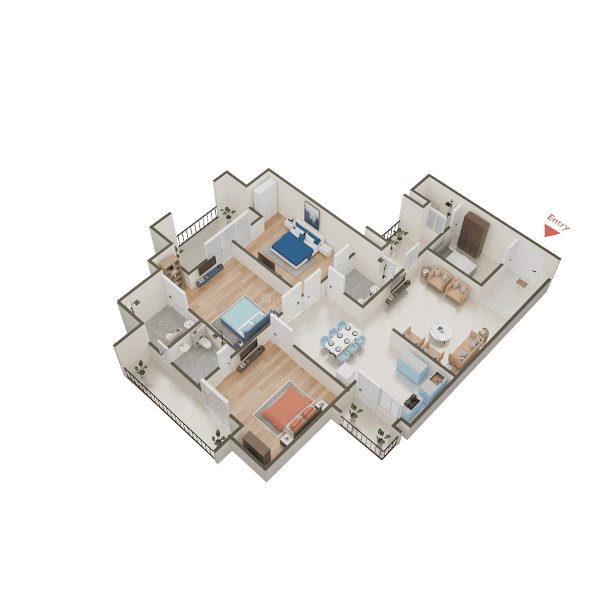 Ajnara Le Garden Phase 3 Tower K L M & N - Image 30