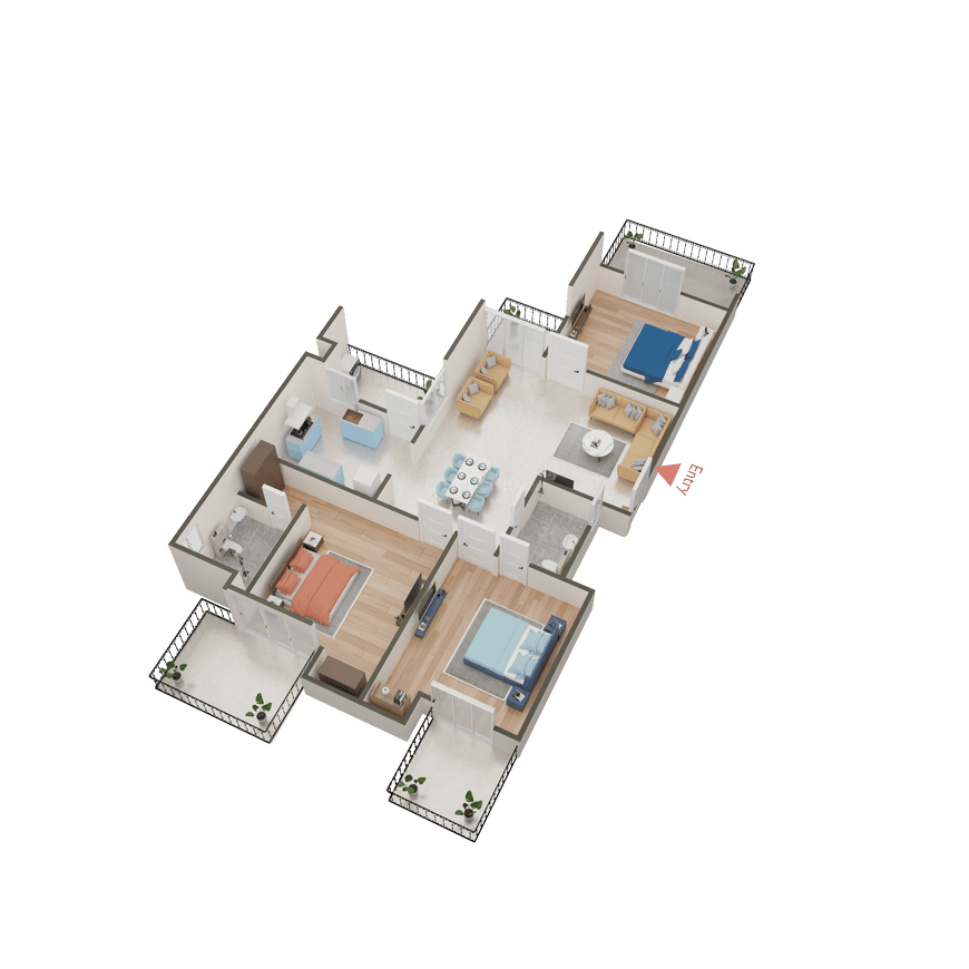 Ajnara Klock Tower - Image 50