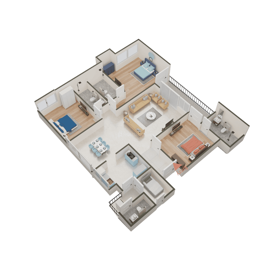 Jaypee Kensington Park Apartments - Image 56