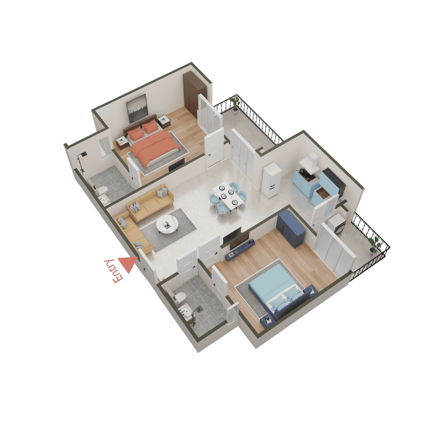 Ajnara Klock Tower - Image 31