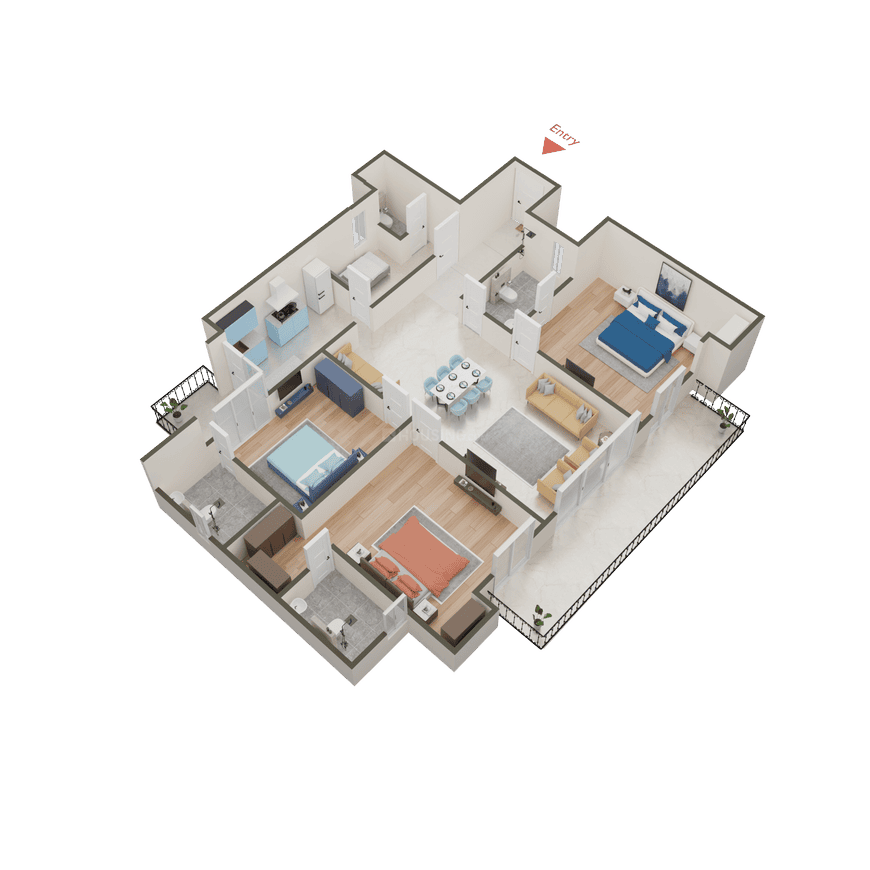 Ajnara Klock Tower - Image 57