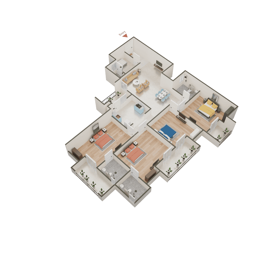 Ajnara Le Garden Phase 3 Tower K L M & N - Image 33