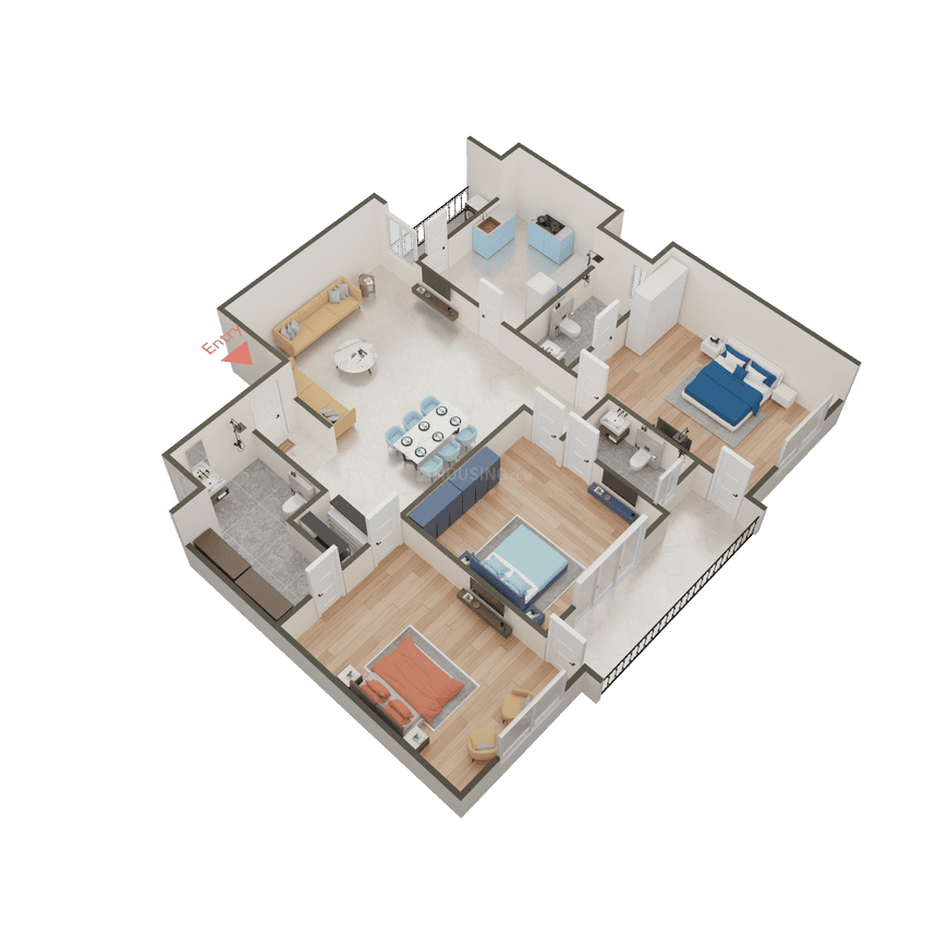 Gem Neelam Apartment - Image 18