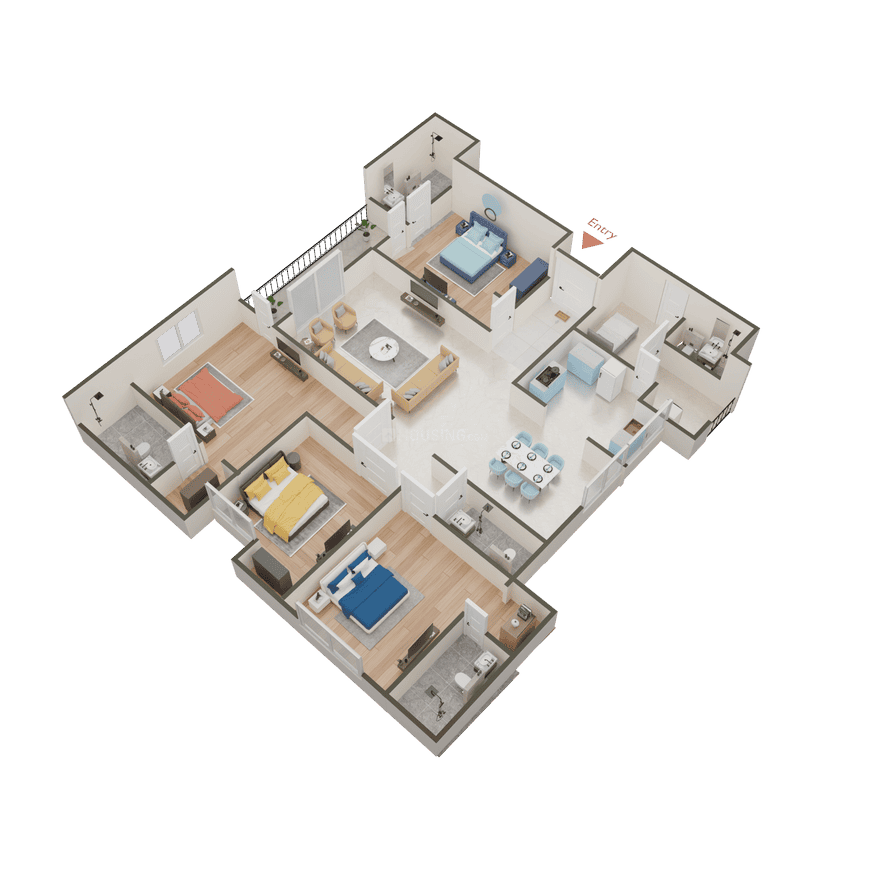 Jaypee Kensington Park Apartments - Image 65