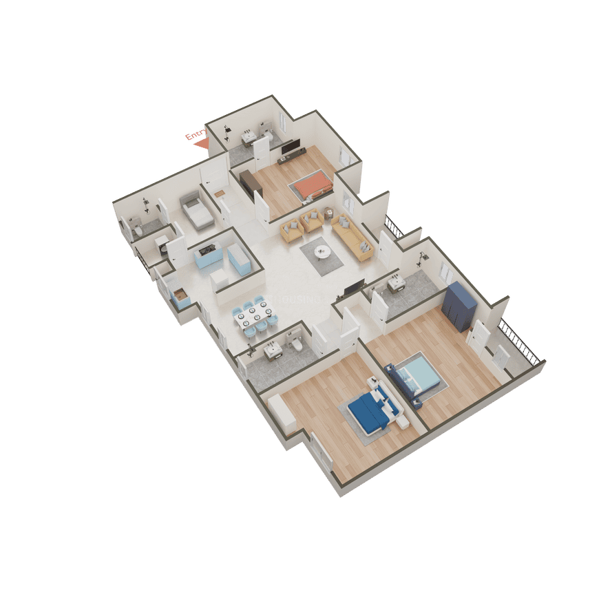 Jaypee Kensington Park Apartments - Image 47