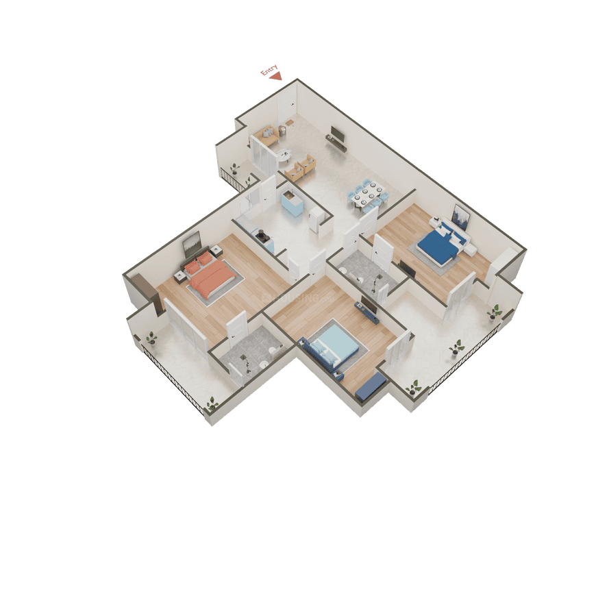 Ajnara Le Garden Phase 3 Tower K L M & N - Image 25