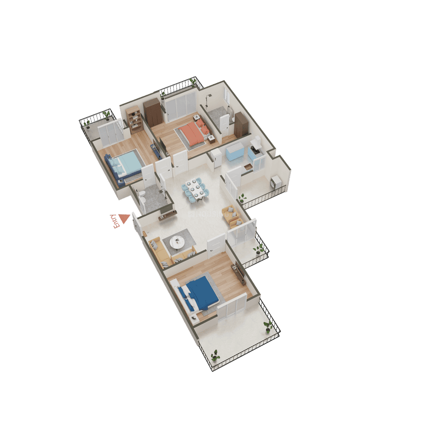 Ajnara Klock Tower - Image 51