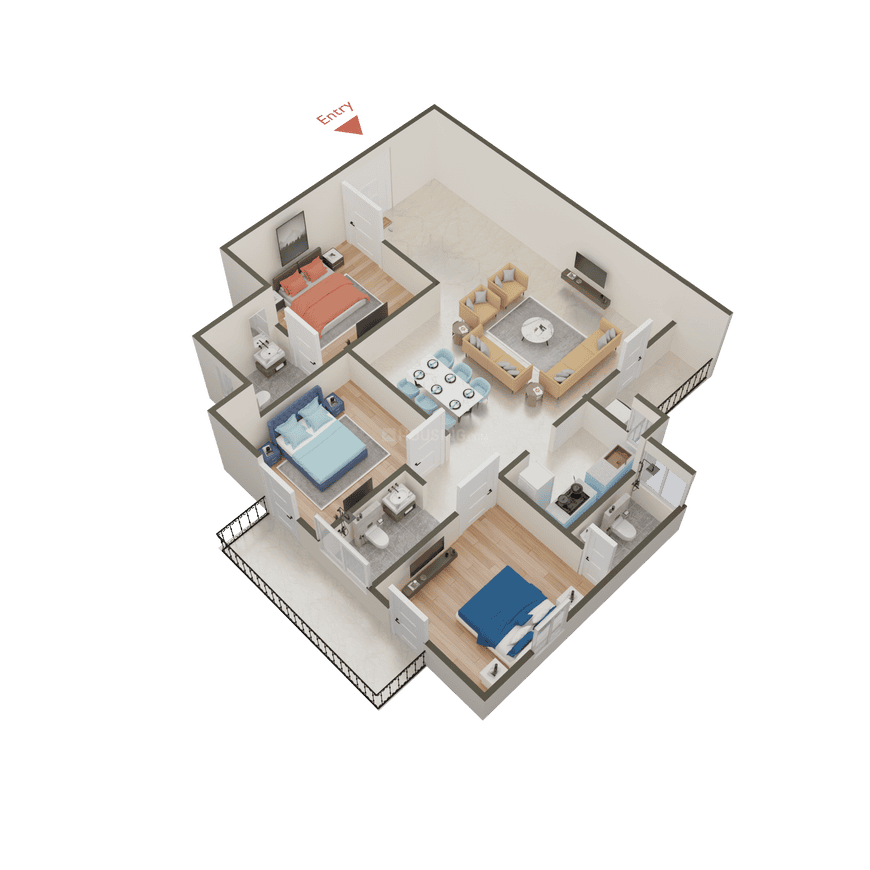 Purvanchal Bhagirathi Apartments - Image 10