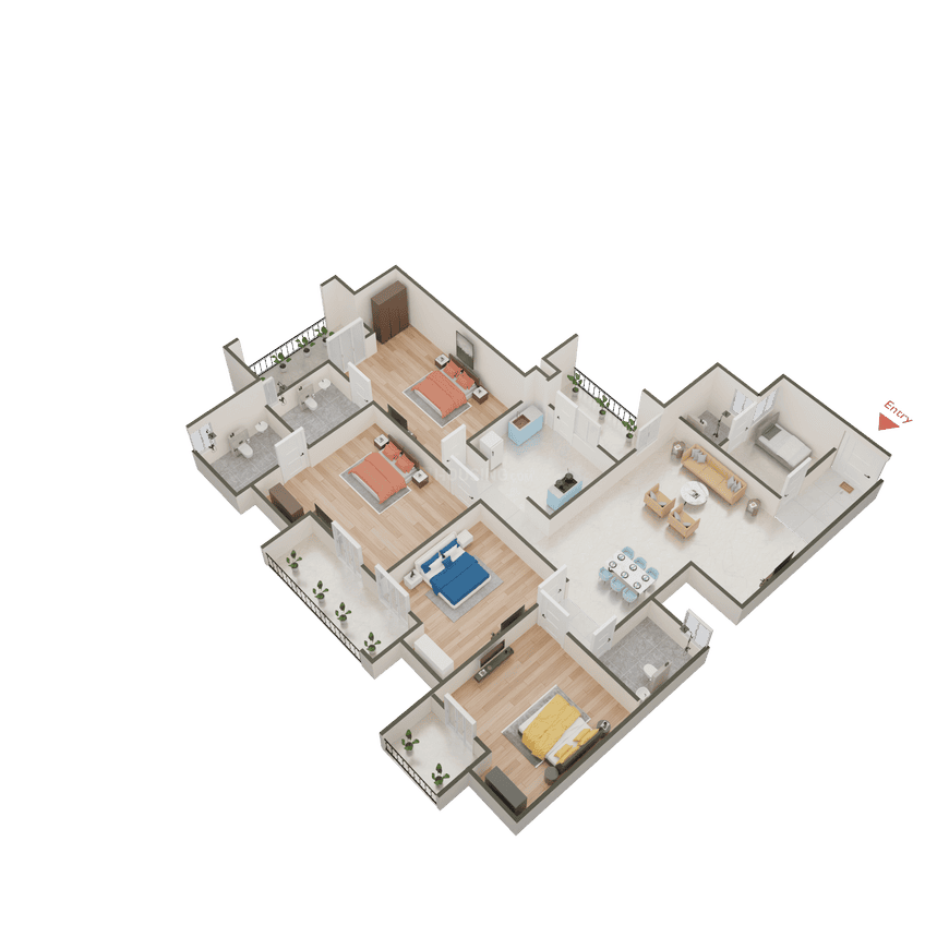 Ajnara Le Garden Phase 3 Tower K L M & N - Image 34