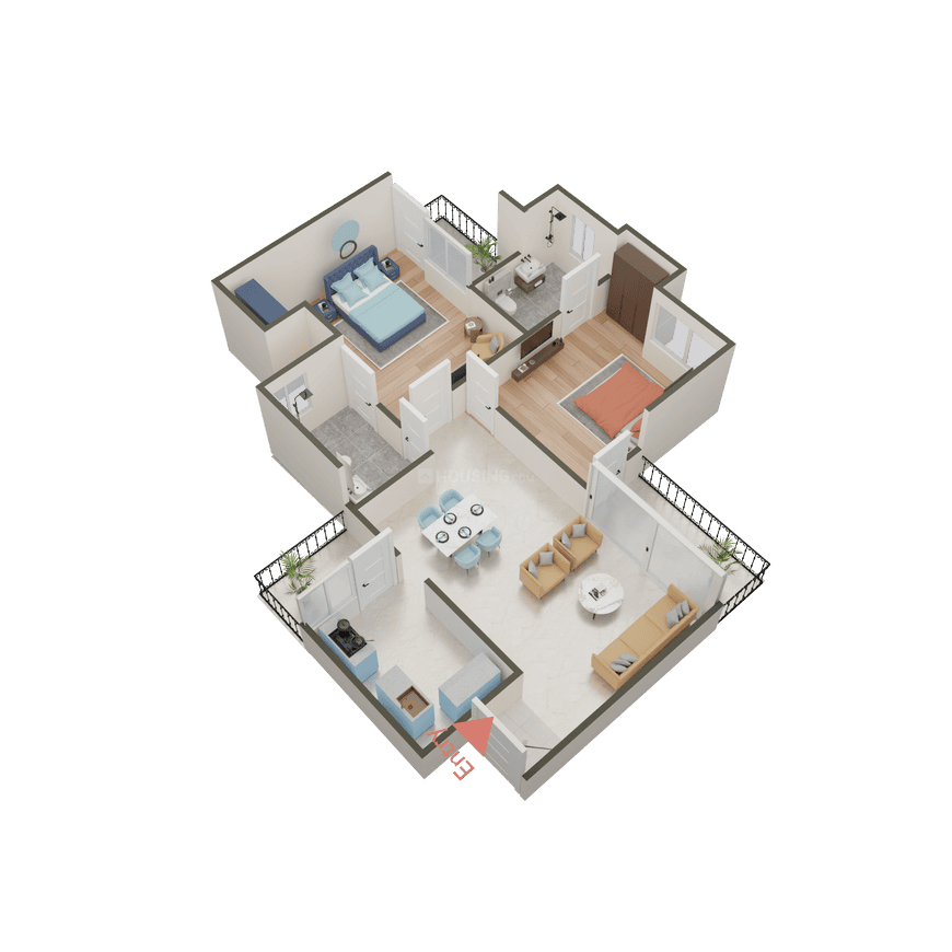 Sikka Kaamya Greens - Image 58