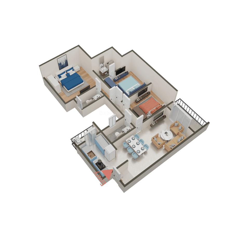 Bhartiya Nikoo Homes VI Phase 2 - Image 21