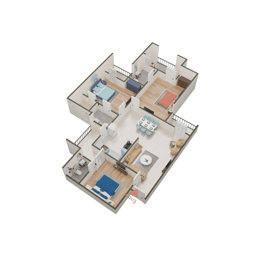 Gaursons Gaur City 1st Avenue - Image 54