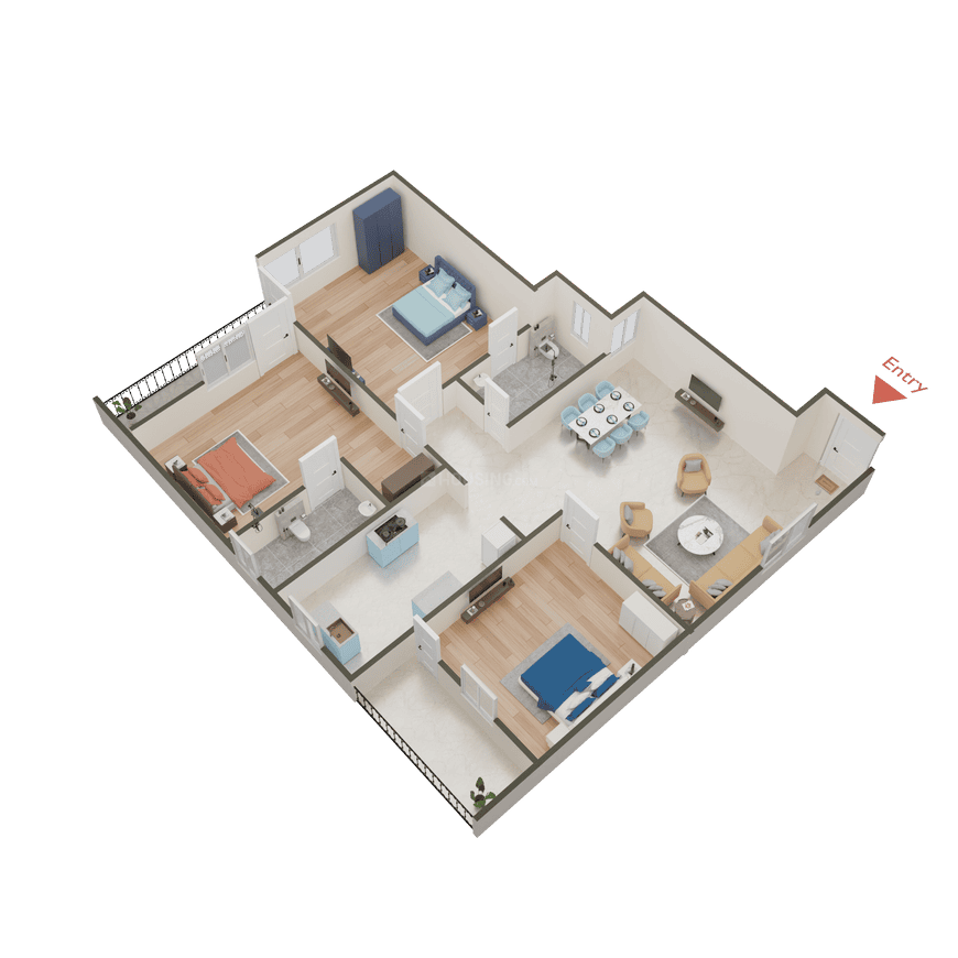 D S Apartments - Image 44