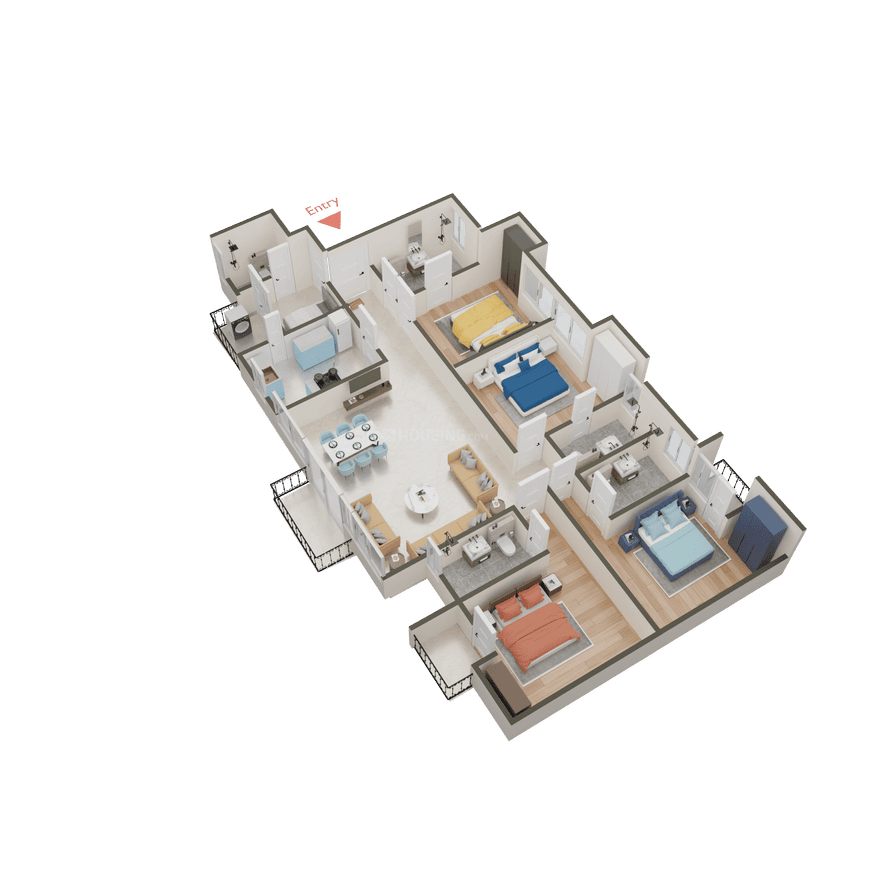 Jaypee Kensington Park Apartments - Image 60