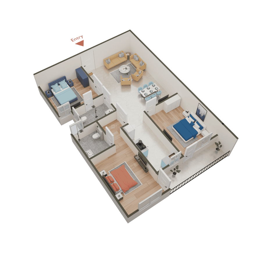 D S Apartments - Image 35