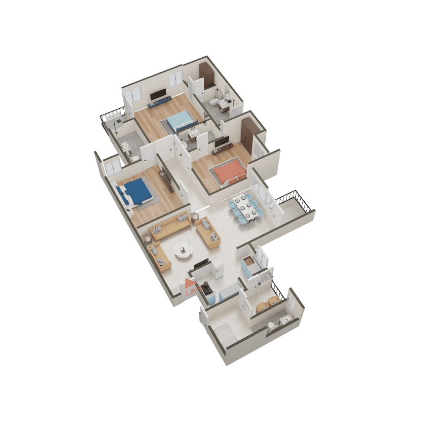 Jaypee Kensington Park Apartments - Image 43