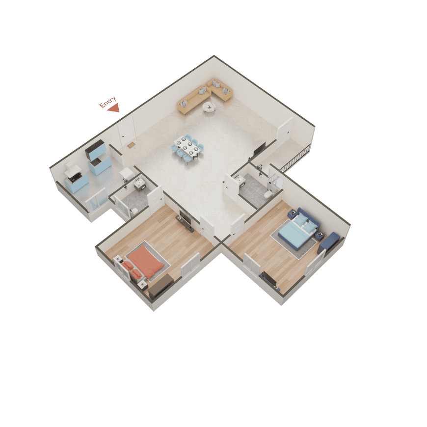 Swaraj Homes Bharat Petroleum Apartment - Image 3