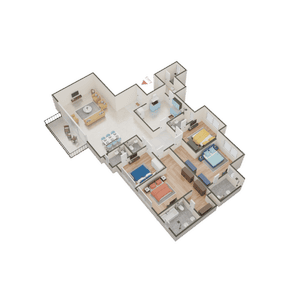 Floor Plan One Hiranandani Park Bhk Resale Hiranandani Bhk