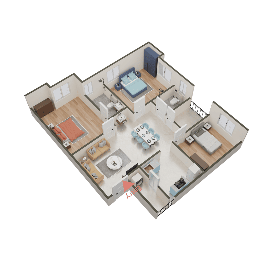 Sun Affordable Flats - Image 62