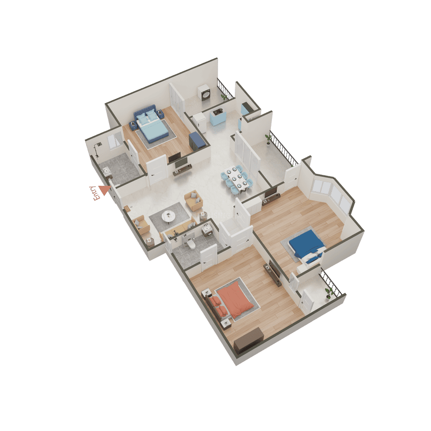 Ajnara Klock Tower - Image 36