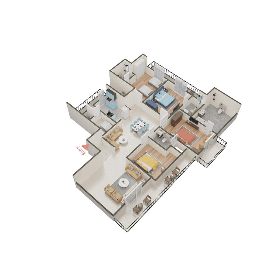 Mahagun Meadows Highrise - Image 58