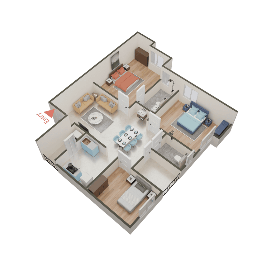 Sun Affordable Flats - Image 63