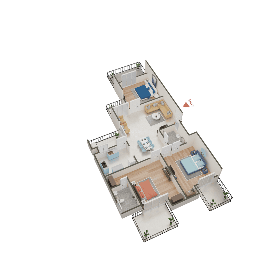 Ajnara Klock Tower - Image 49