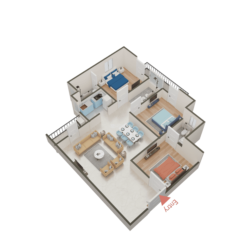 Purvanchal Bhagirathi Apartments - Image 15