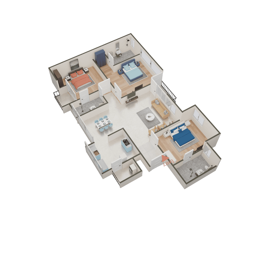 Jaypee Kensington Park Apartments - Image 39