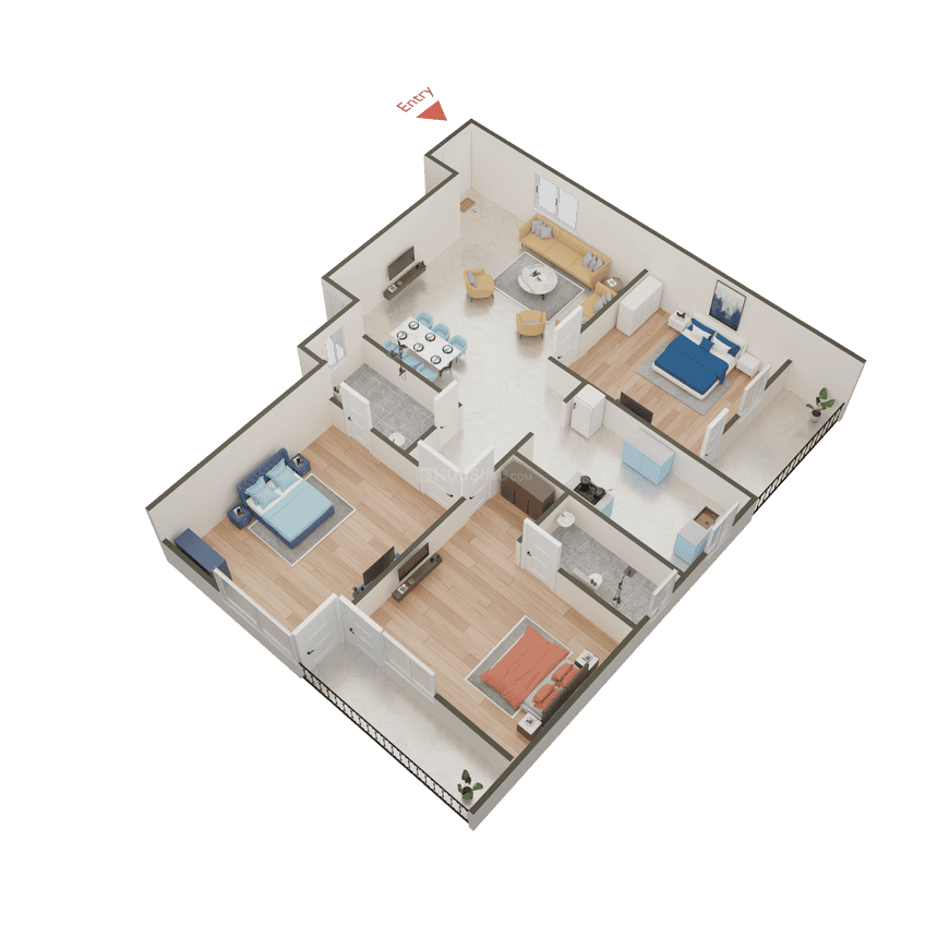 D S Apartments - Image 43