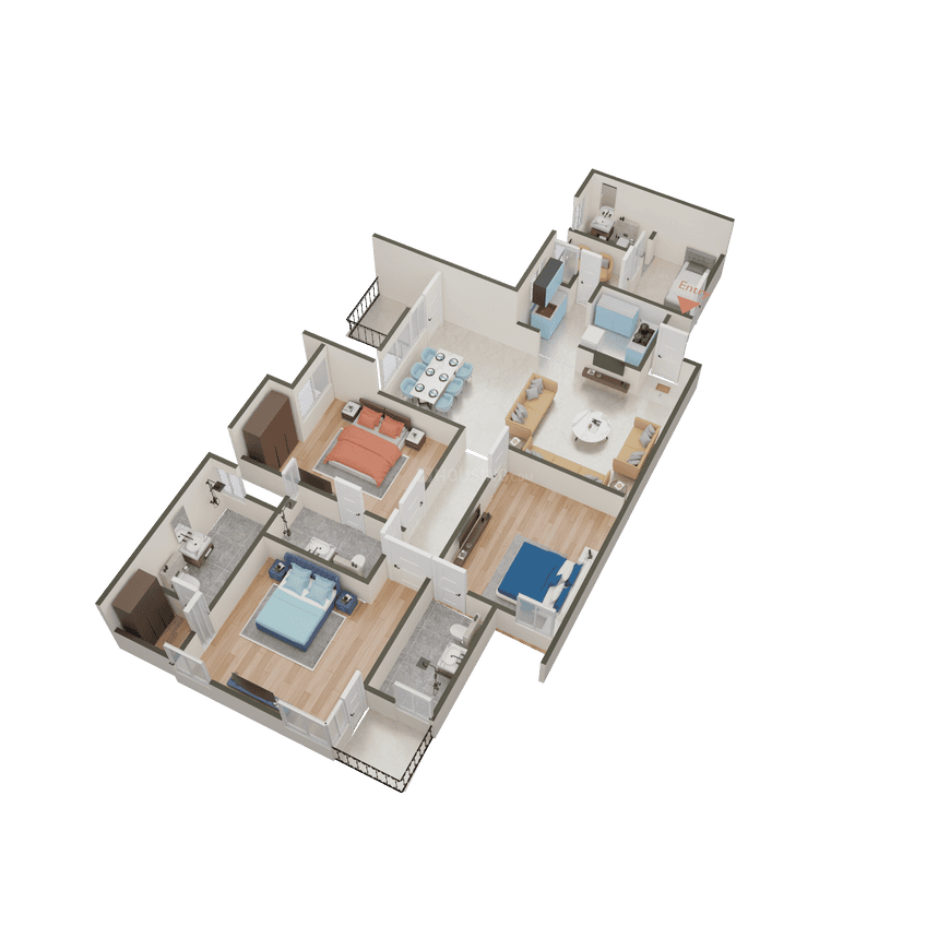 Jaypee Kensington Park Apartments - Image 42