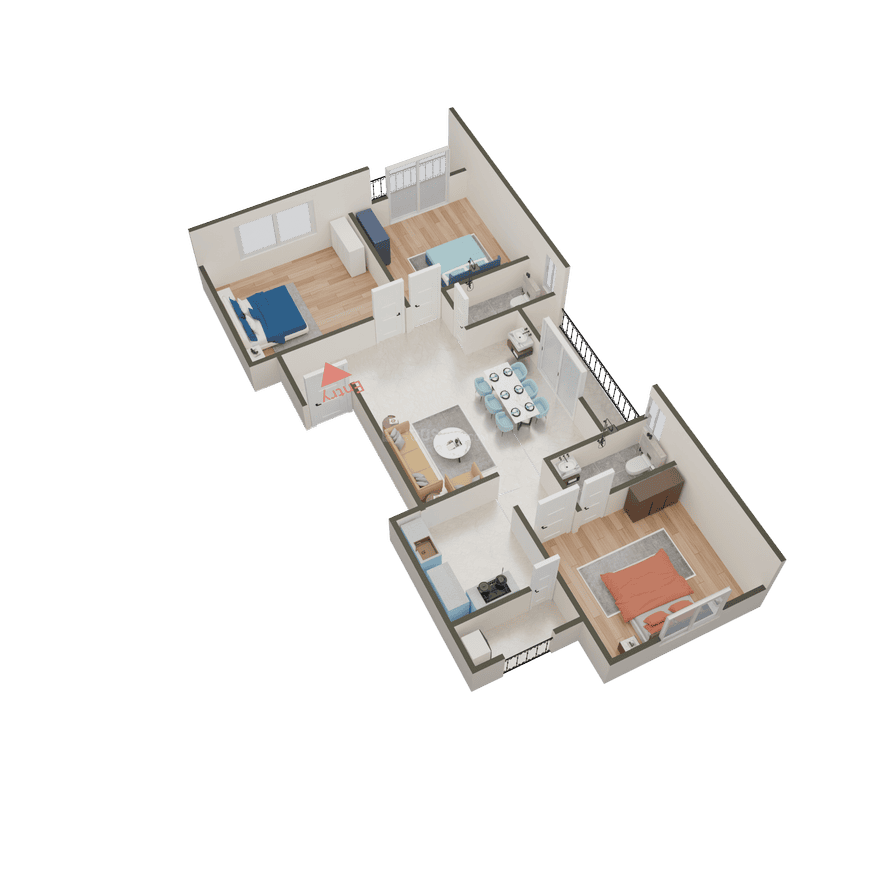 Sun Affordable Flats - Image 76