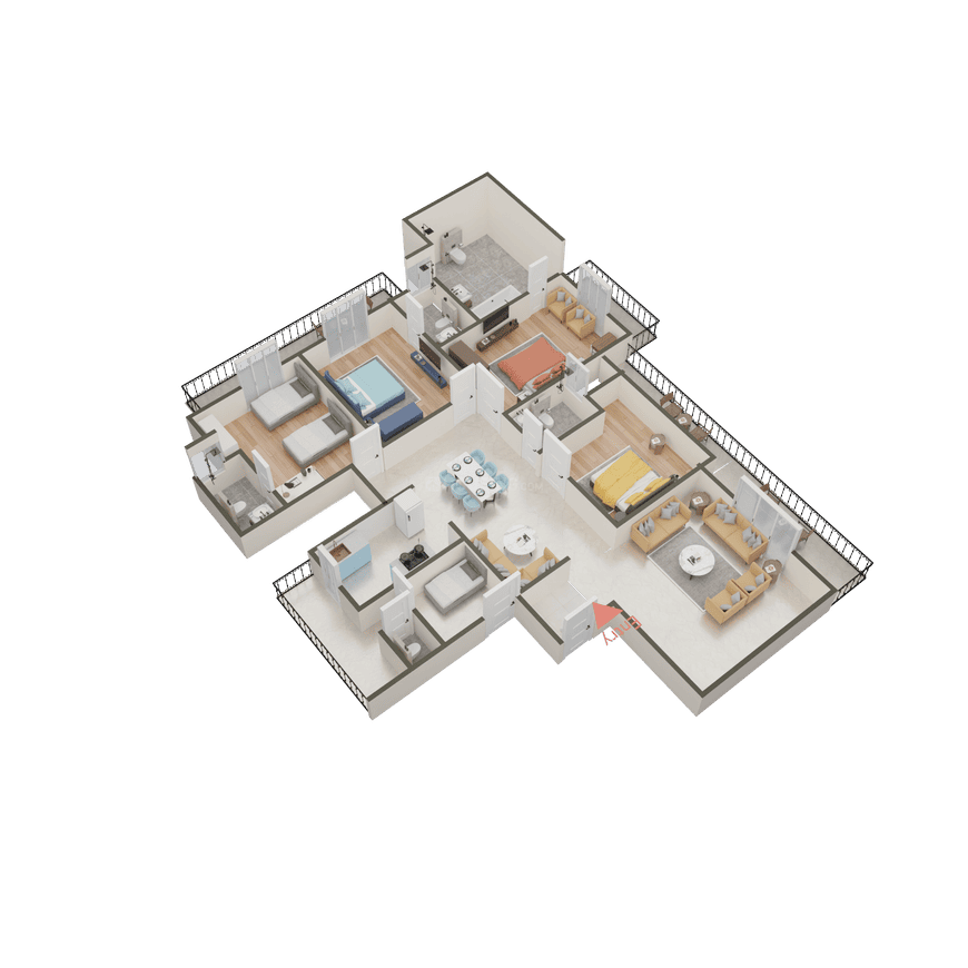 Mahagun Meadows Highrise - Image 57