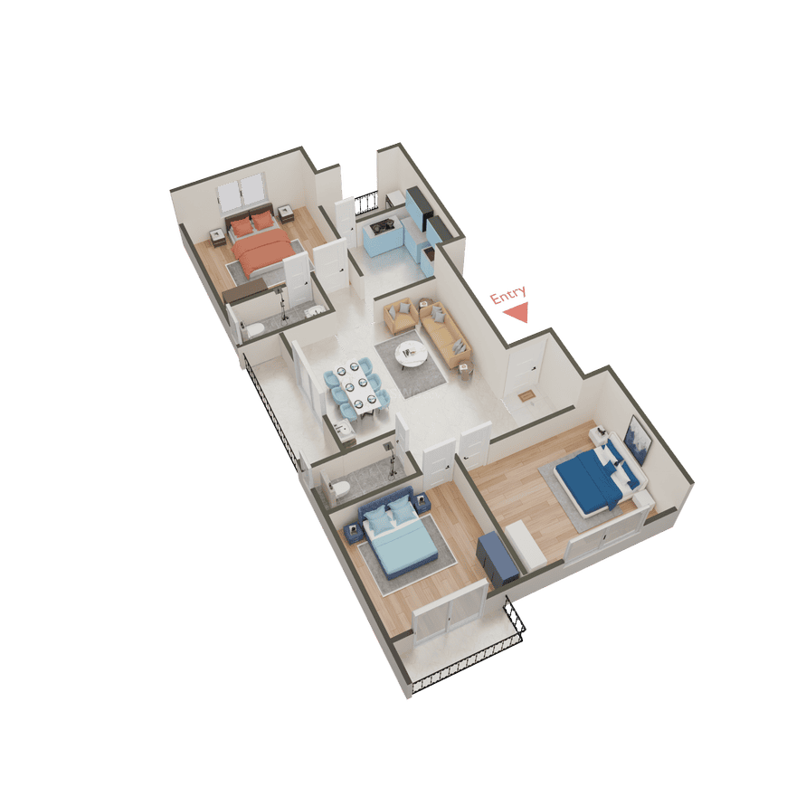 Sun Affordable Flats - Image 74