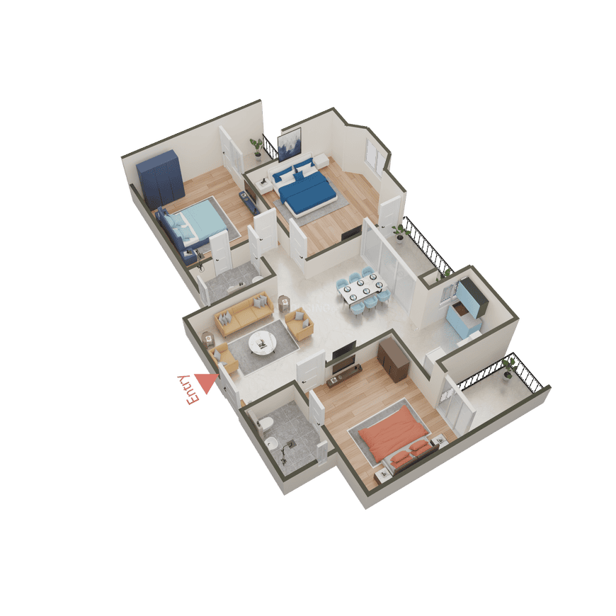 Ajnara Klock Tower - Image 43