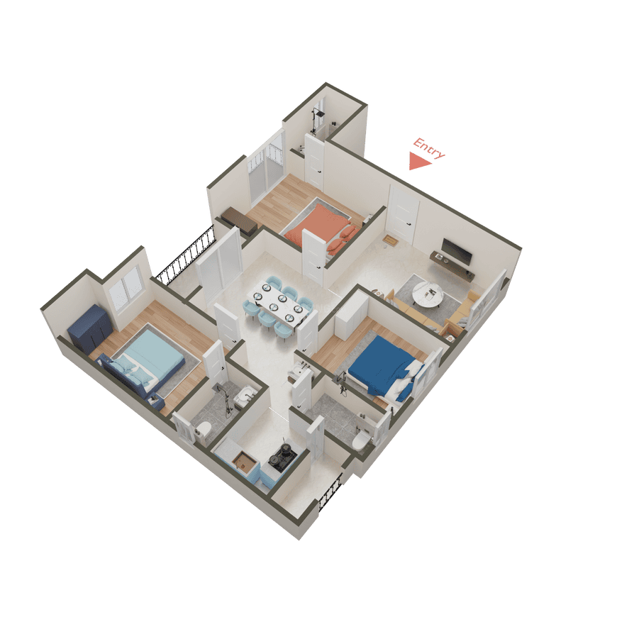 Sun Affordable Flats - Image 77